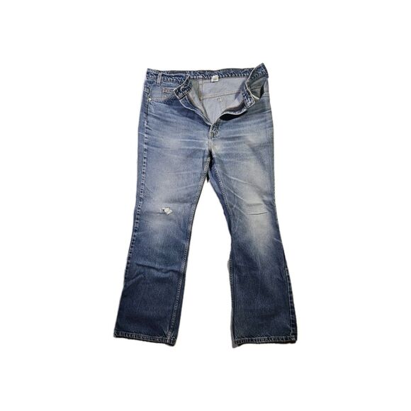 Levi's 517 Orange Tab Denim Jeans Vintage USA  Men 40x30 Actual 38x30 Blue - Picture 1 of 16